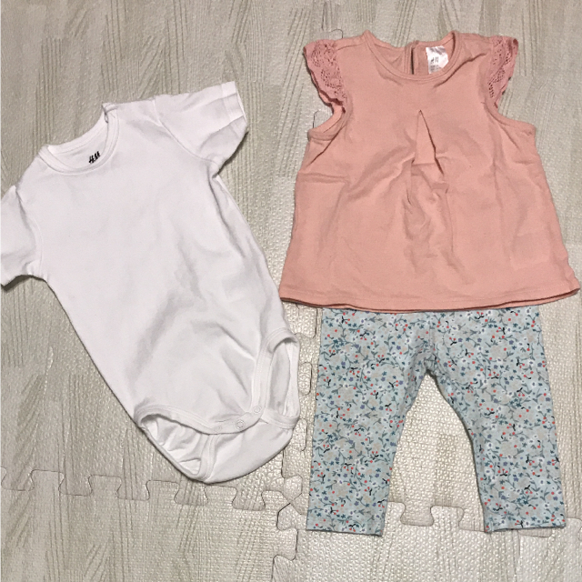 H&M(エイチアンドエム)の子供服 80セット キッズ/ベビー/マタニティのベビー服(~85cm)(その他)の商品写真