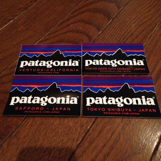 パタゴニア(patagonia)のpatagonia 店舗限定 ステッカー 4枚セット 未使用(その他)