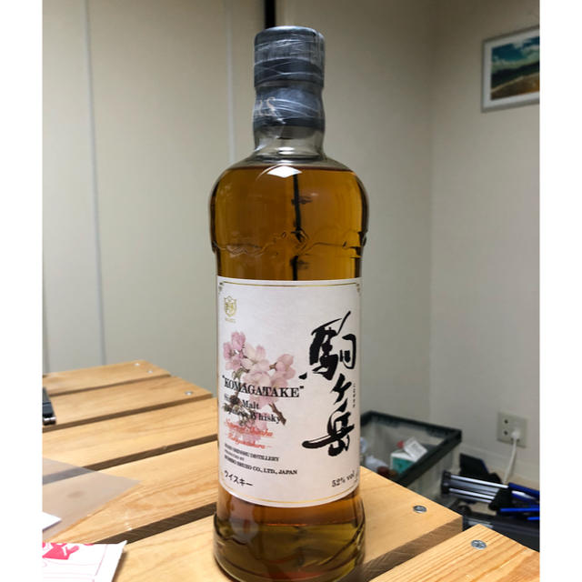 シングルモルト駒ヶ岳 ネイチャーオブ信州 小彼岸桜 食品/飲料/酒の酒(ウイスキー)の商品写真