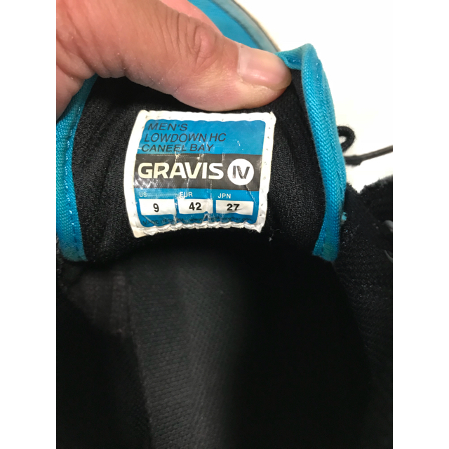 gravis(グラビス)のグラビス  スニーカー ハイカット 27センチ メンズの靴/シューズ(スニーカー)の商品写真