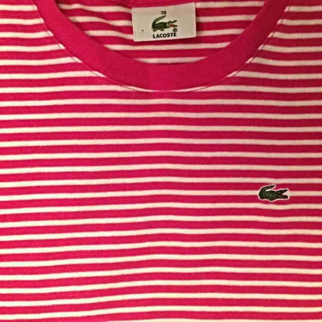 LACOSTE(ラコステ)のLACOSTE ボーダーtシャツ レディースのトップス(Tシャツ(半袖/袖なし))の商品写真