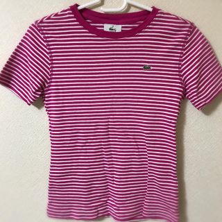 ラコステ(LACOSTE)のLACOSTE ボーダーtシャツ(Tシャツ(半袖/袖なし))