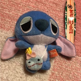 スティッチ(STITCH)のおねむスティッチ ぬいぐるみストラップ(ぬいぐるみ)