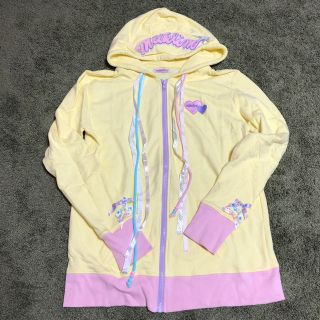 ミルクリーム(milklim)の値下げ♡milklim パステルイエローパーカー(パーカー)