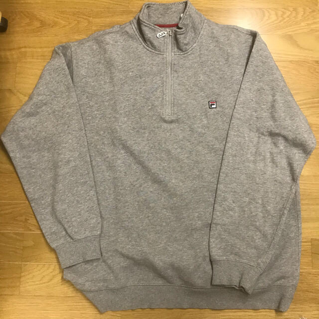 FILA(フィラ)のFILA ビックサイズ ハーフジップスウェット 古着 レディースのトップス(トレーナー/スウェット)の商品写真