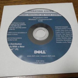 デル(DELL)の★DELL Windows 7 32BIT（日本語正規版）再インストールDVD★(デスクトップ型PC)