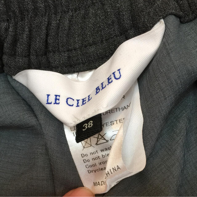 LE CIEL BLEU(ルシェルブルー)の美品 ルシェルブルー  38 レーヨン混パンツ レディースのパンツ(その他)の商品写真