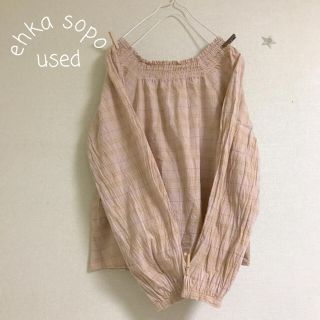 エヘカソポ(ehka sopo)の＼再値下ehka sopo 今季チェックブラウス／(シャツ/ブラウス(長袖/七分))