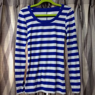 ギャップ(GAP)のGAP♡ロンT ブルー(Tシャツ(長袖/七分))