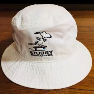 ステューシー(STUSSY)のSTÜSSY× PEANUTS ハット ステューシー kids(帽子)