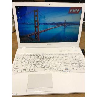 フジツウ(富士通)のノートPC　LIFEBOOK WA2/A3 アーバンホワイト(ノートPC)