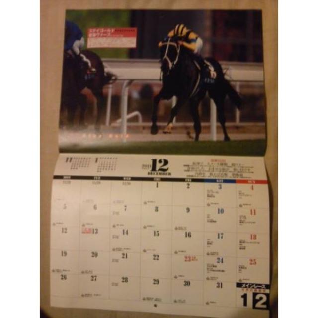 雑誌競馬最強の法則2011年1月号付録2011カレンダーのみ エンタメ/ホビーのコレクション(印刷物)の商品写真