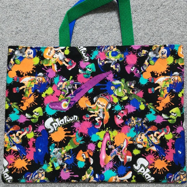 ☆スプラトゥーン☆ハンドメイド☆レッスンバッグ☆の通販 by