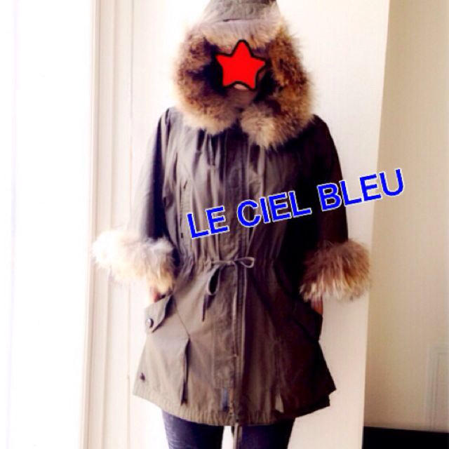 LE CIEL BLEU(ルシェルブルー)のLE CIEL BLEU♥︎モッズコート レディースのジャケット/アウター(モッズコート)の商品写真