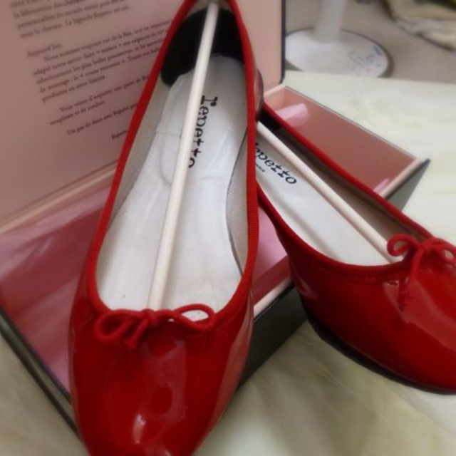 repetto(レペット)のレペット バレエシューズ 赤 レディースの靴/シューズ(ハイヒール/パンプス)の商品写真