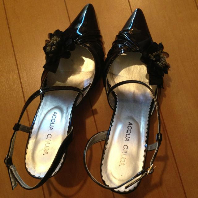 黒ハイヒール 25cm レディースの靴/シューズ(ハイヒール/パンプス)の商品写真