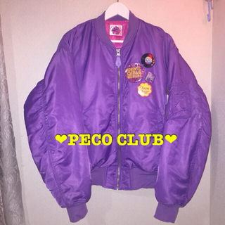 ペコクラブ(PECO CLUB)のPECO CLUB　vol.4　Princess　MA-1　缶バッジ付(ブルゾン)