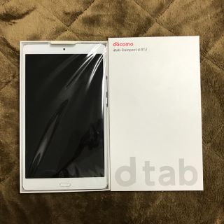 エヌティティドコモ(NTTdocomo)の【新品】【SIMロック解除済み】ドコモ dtab compact d-01J(タブレット)