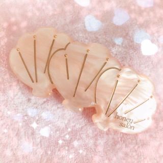 ハニーサロン(Honey Salon)の♡Honey Salon♡新品未使用♡シェルバレッタ♡(バレッタ/ヘアクリップ)