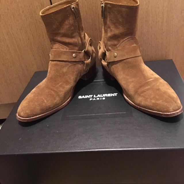 Saint Laurent(サンローラン)のSAINT LAURENT PARIS リングブーツ メンズの靴/シューズ(ブーツ)の商品写真