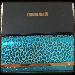 アッシュアンドダイアモンド(ASH&DIAMONDS)のASH&DIAMODS ターコイズ長財布(財布)