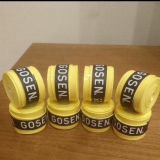 ゴーセン(GOSEN)のGOSEN グリップテープ 8個イエロー(その他)