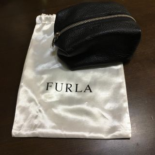 フルラ(Furla)のFURLA  黒のミニポーチ(ポーチ)