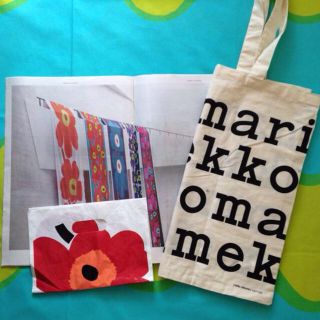 マリメッコ(marimekko)のマリメッコ ロゴバック 非売品セット♥︎(エコバッグ)