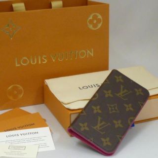 ルイヴィトン(LOUIS VUITTON)のLOUIS VUITTON  iPhoneXケース フォリオ ローズ M6344(iPhoneケース)