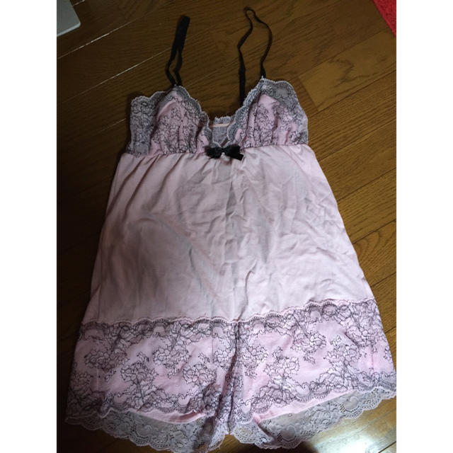 Ravijour(ラヴィジュール)のPINK×BLACKﾚｰｽ👙💕✨Ravijour✨サロペット レディースのルームウェア/パジャマ(ルームウェア)の商品写真