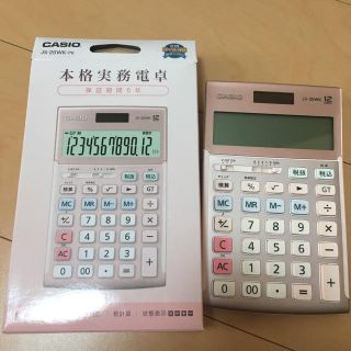 CASIO - CASIO 本格実務電卓 JS-20WK-PKの通販 by パッシー's shop ...