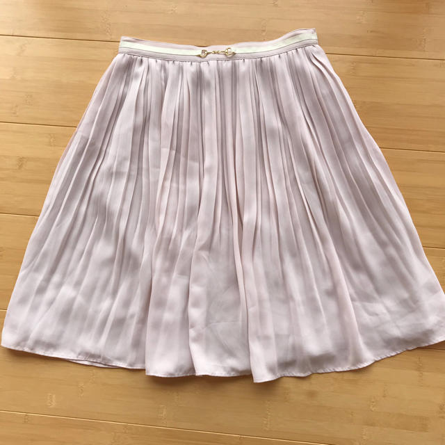 HONEYS(ハニーズ)のプリーツシフォンスカート レディースのスカート(ひざ丈スカート)の商品写真