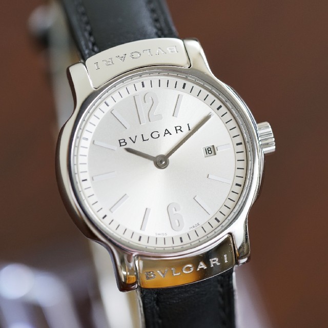 BVLGARI - 美品 ブルガリ ソロテンポ ST29S ホワイト レディース