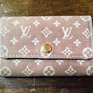 ルイヴィトン(LOUIS VUITTON)のキーケース  ジャガード織り(キーホルダー)