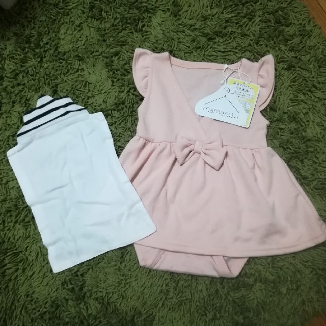 新品★女の子半袖ワンピース70size キッズ/ベビー/マタニティのベビー服(~85cm)(ワンピース)の商品写真