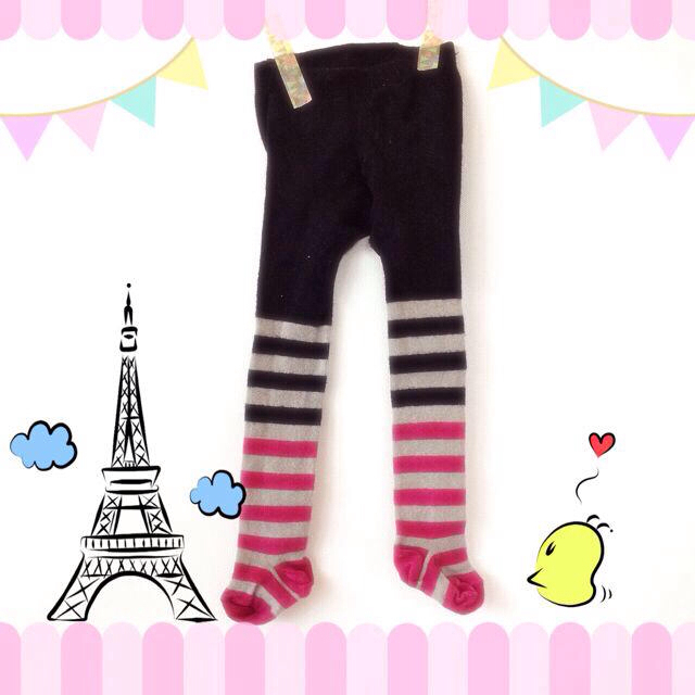 PETIT BATEAU(プチバトー)のPETIT BATEAUタイツ♡ キッズ/ベビー/マタニティのキッズ服女の子用(90cm~)(その他)の商品写真