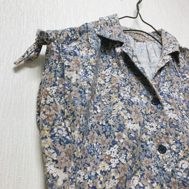 Santa Monica(サンタモニカ)のused vintage ワンピース 花柄 レトロ 半袖 レディースのワンピース(ひざ丈ワンピース)の商品写真