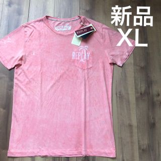 リプレイ(Replay)の新品 REPLAY リプレイ サーファー系 Tシャツ XL 大きいサイズ(Tシャツ/カットソー(半袖/袖なし))