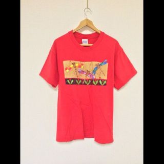 ヘインズ(Hanes)のDragonfly/Hanes(USA)ビンテージグラフィックTシャツ(Tシャツ/カットソー(半袖/袖なし))