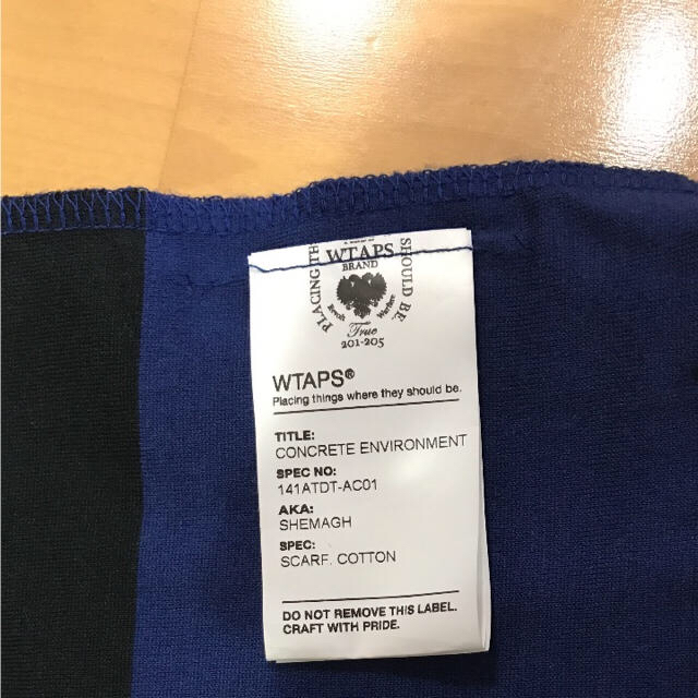 W)taps(ダブルタップス)のYannis様専用 WTAPS スカーフ 美品 メンズのファッション小物(バンダナ/スカーフ)の商品写真