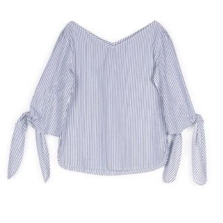 ベルシュカ(Bershka)のStradivarius ストライプシャツトップ zara Bershka (シャツ/ブラウス(長袖/七分))