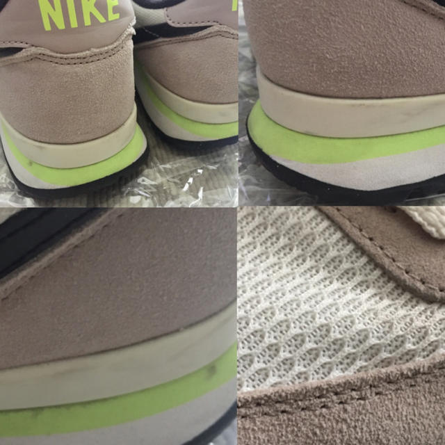 NIKE(ナイキ)のNIKEスニーカー インナーナショナリスト 白×キミドリ 24㎝ レディースの靴/シューズ(スニーカー)の商品写真