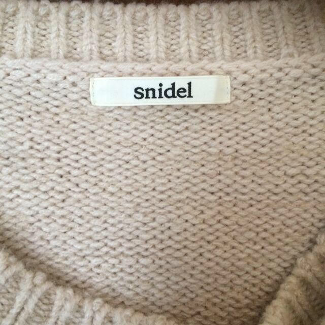 SNIDEL(スナイデル)のsnidel♡ニットコンビワンピース レディースのワンピース(ミニワンピース)の商品写真