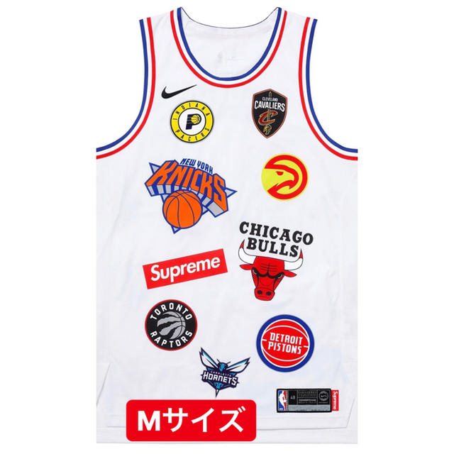 18ss Supreme Nike NBA Authentic Jersey 白Mサイズカラー