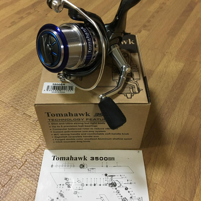 バッカニア tomahawk 3500 SR スポーツ/アウトドアのフィッシング(リール)の商品写真