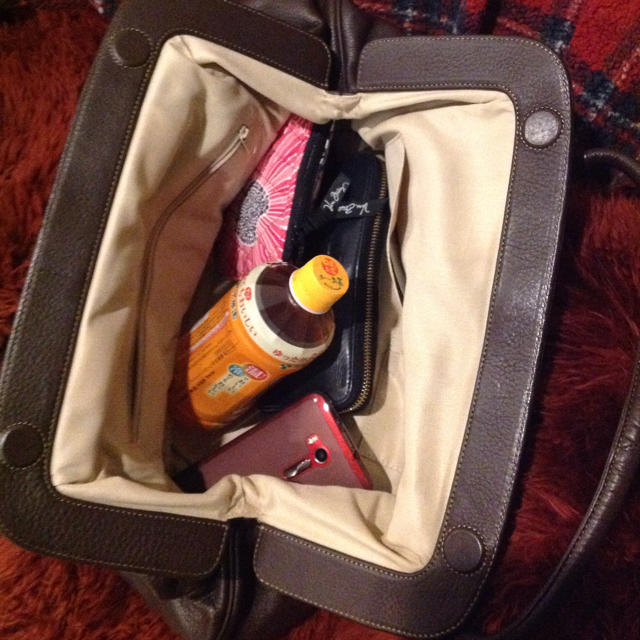 濱野皮革工芸(ハマノヒカクコウゲイ)の濱野 肩掛け可 革バッグ  美品 レディースのバッグ(ハンドバッグ)の商品写真