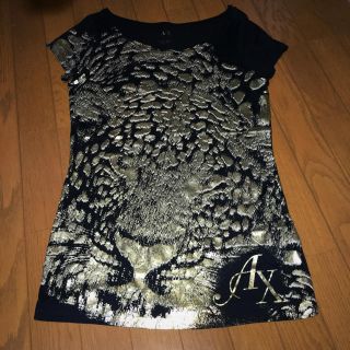 アルマーニエクスチェンジ(ARMANI EXCHANGE)のアルマーニエクスチェンジ ヒョウ柄トップス(Tシャツ(半袖/袖なし))