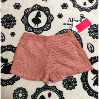 ピンキーガールズ(PinkyGirls)の新品ピンキーガールズPinkyGirlsショートパンツ可愛いピンクSショーパン(ショートパンツ)