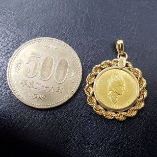 メイプルリーフ金貨 24金 純金 1/10オンス ペンダントトップの通販 by ...