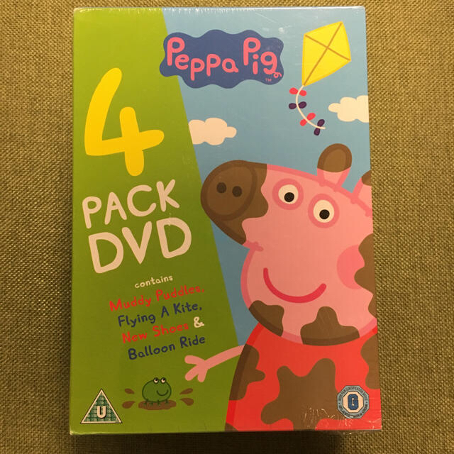 ペッパピッグ DVD 4枚セット 英語 3時間32分収録！ エンタメ/ホビーのDVD/ブルーレイ(キッズ/ファミリー)の商品写真